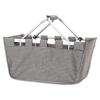 Houndstooth Market tote