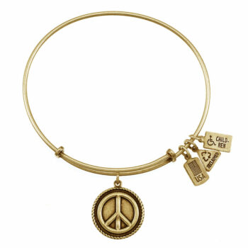 Peace Sign Gold Gold